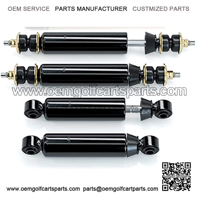 Club Car Precedent & DS Shocks, carrito de golf amortiguadores delanteros y traseros para coche Club DS G&E 1988-up, Precedent G&E 2004-up, reemplaza OEM: 1014235,1014236,10991,1015813,1013164 (2 amor