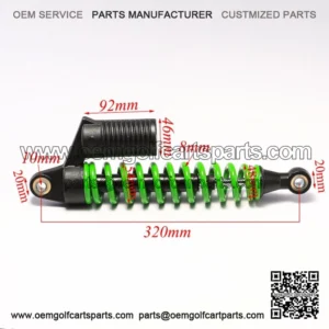 320mm 12.6" Air Shock Absorber Suspension for Golf Cart Scooter ATV Quad Go Kart