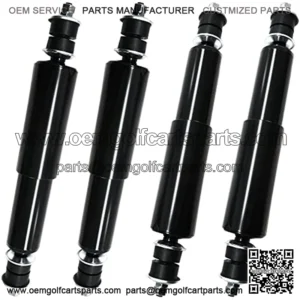 Golf Cart Shocks for EZGO TXT Front & Rear Shocks Absorbers for Medalist/TXT/Marathon G/E 1994-Up 70928-G01 76419-G01 Gas or Electric Extended Length 2 Pairs 4PCS