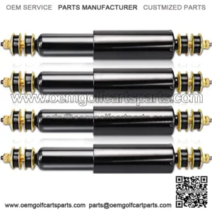EZGO TXT Shocks, Golf Cart Front and Rear Shocks Absorbers, Fits 1994-Up Gas & Electric EZGO TXT Golf Cart, OEM# 76418-01,70928-g01