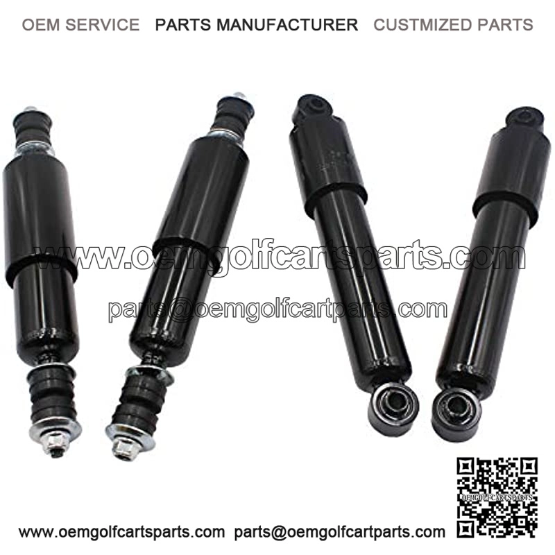 Set of 4 Golf Cart Front & Rear Shock Absorbers Fits 1981-2008 Club Car DS 1014235??1014236