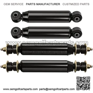 Club Car DS Shocks Front and Rear Shock Absorbers for Club Car DS G&E 1988-up,Precedent G&E 2004-up,for 88-08 Electric and 97-08 Gas Model, OEM # 1014235, 1014236 ??4pcs??
