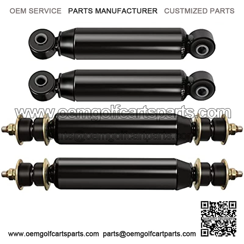 Club Car DS Shocks Front and Rear Shock Absorbers for Club Car DS G&E 1988-up,Precedent G&E 2004-up,for 88-08 Electric and 97-08 Gas Model, OEM # 1014235, 1014236 ??4pcs??