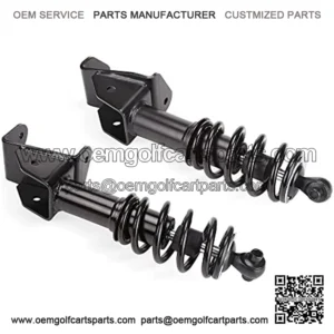 Front Shocks Absorbers Kit for Yamaha G29 Drive Golf Cart, Passenger and Driver Side, Replace OEM JW2-F3390-00-00 JW2-F3350-00