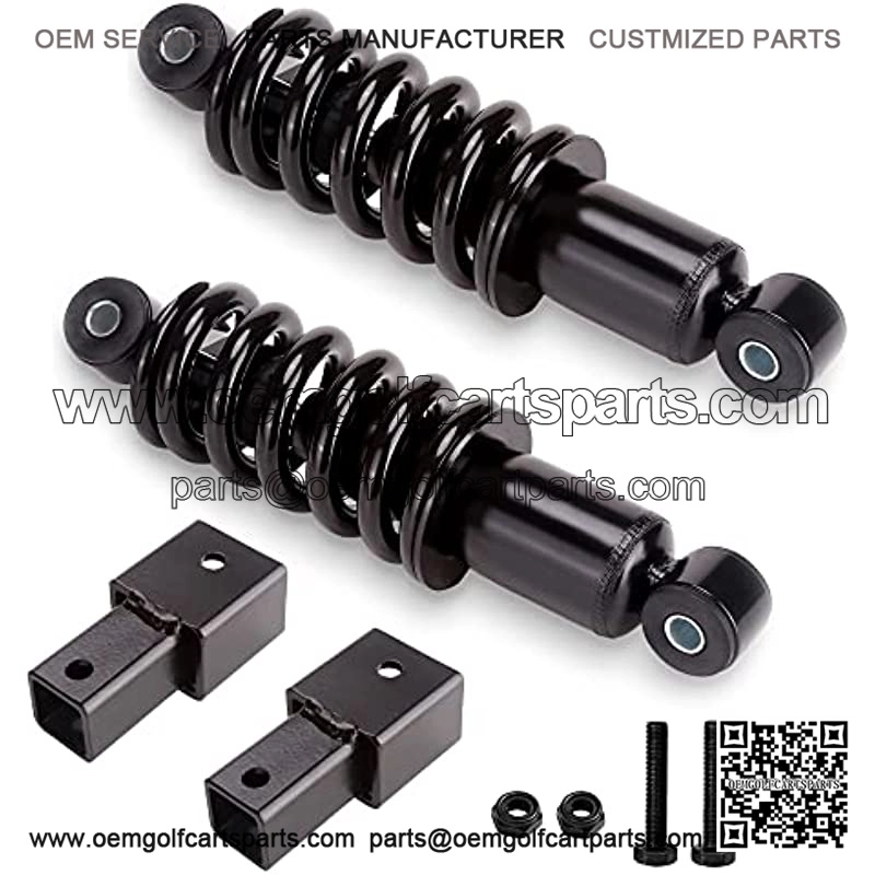 Golf Cart Heavy Duty Rear Shock Absorber Fits Yamaha G29 Repalces OEM#JR6-F2210-00, DO NOT Replace OEM# OEM# JW2-F2210-10, 2PCS
