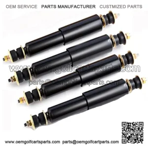 EZGO TXT Golf Cart Front and Rear Shock Absorbers Kit for 1994-Up Gas & Electric Models, Replaces OEM #76418-G01,70248-G01,70324-G01,76419-G01,70928-G01,Nivel Part #5006