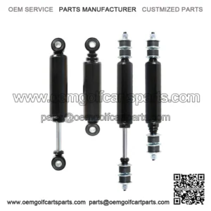 For Club Car 2004-Up Precedent Gas/Electric Front & Rear Shock Absorber Set