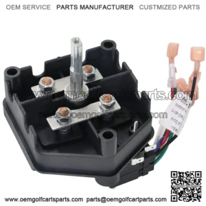 Golf Cart 48 Volt Forward Reverse Switch, Heavy Duty Forward and Reverse Switch, Fits Club Car DS Electric 1996 and Newer 48V, Replaces Club Car 101753005 (Without Handle)