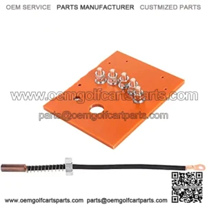Golf Cart Speed Control Movable Wiper Contact Switch with Speed Switch Accelerator Board for EZGO Electric 1965-1981, OEM 16177-G1, 71750-75, 14898-G1