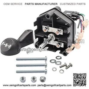 Club Car DS 48 Volt Forward Reverse Switch Assembly with Handle, Micro Switch for Golf Cart 1996-Up