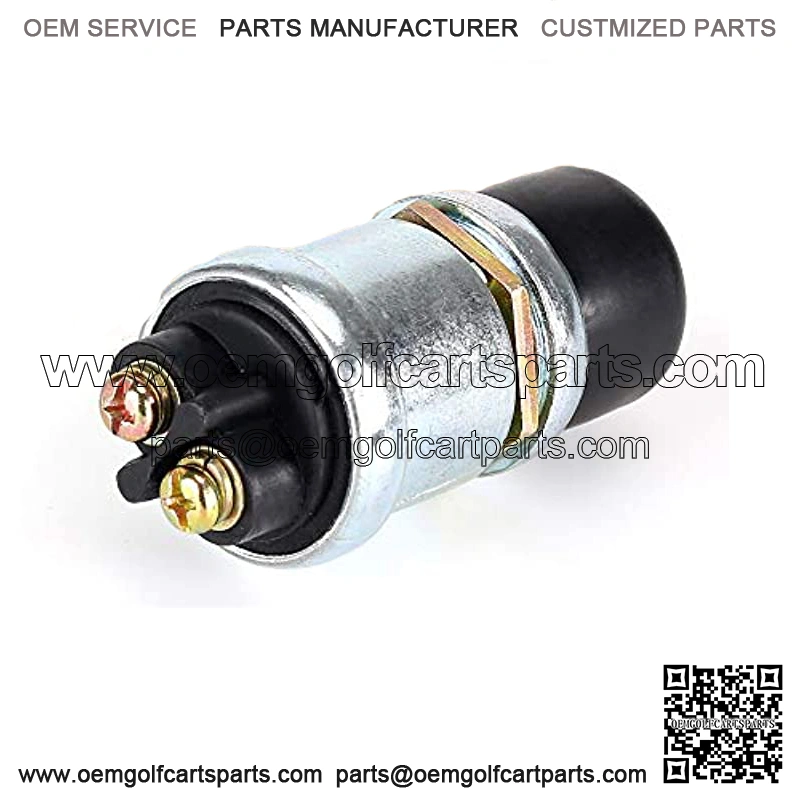 Universal Golf Cart Horn Switch Button 12 Volt/15 Amp with Dust Cover Floor Mount for Club Car EZGO Yamaha