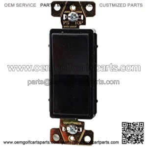 Pass & Seymour 2621-Bk 20A 120/277 Black Rocker Switch