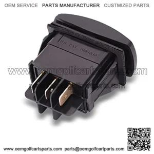 Forward Reverse Switch for Club Car DS and Precedent 1996-up 48V Electric Golf Cart PowerDrive Plus, FWD REV Rocker Switch Replaces OEM# 101856001 101856002