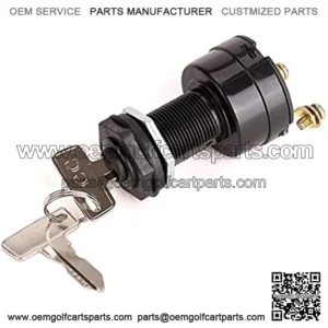 Golf Cart Switch Starter Ignition with 2 Keys for Club Car DS 1996-Up 36/48 Volt Electric Golf Cart OEM#101826201