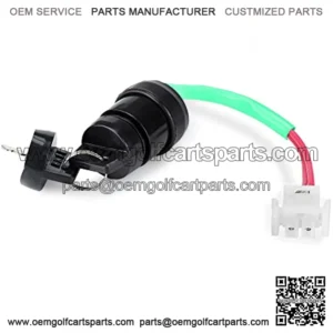 Golf Cart Ignition Key Switch(OEM JR1-82510-02-000) for Yamaha Replacement Part, Yamaha Key Switch with Wire Harness for Yamaha Electric 1996-up G19/G22,