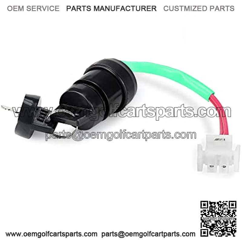 Golf Cart Ignition Key Switch(OEM JR1-82510-02-000) for Yamaha Replacement Part, Yamaha Key Switch with Wire Harness for Yamaha Electric 1996-up G19/G22,
