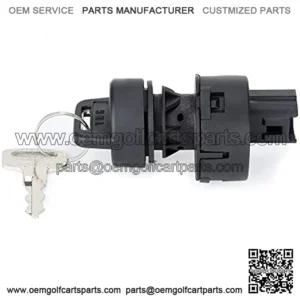 Golf Cart Yamaha G29 Ignition Key Switch(OEM# JW6-H2510-00), 3 Position Yamaha Main Switch Assembly with 2 Stander Keys for Drive2/Yamaha G22/Drive Gas Golf Cart