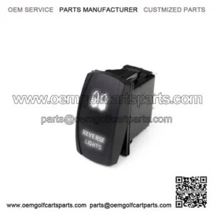 LED Rocker Switch With White LED Radiance Reverse Lights