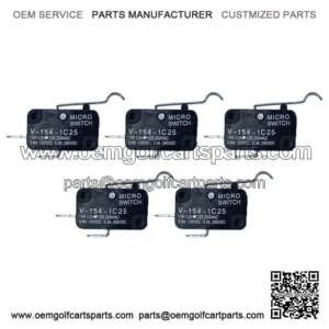 5 Pack Club Car Cart 1980-up 2 Prong Micro Switch Speed Forward Reverse 1014808