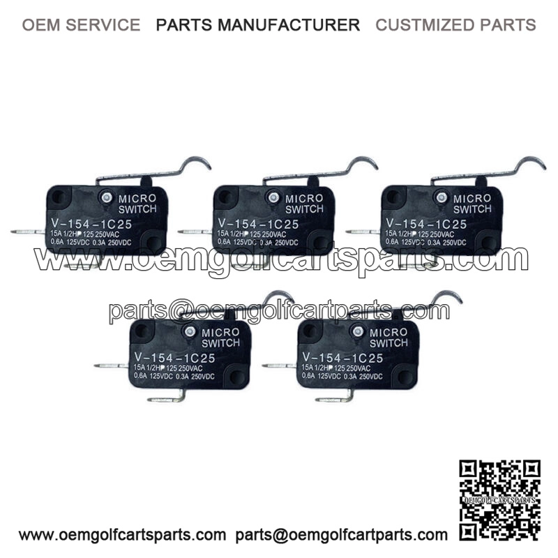 5 Pack Club Car Cart 1980-up 2 Prong Micro Switch Speed Forward Reverse 1014808