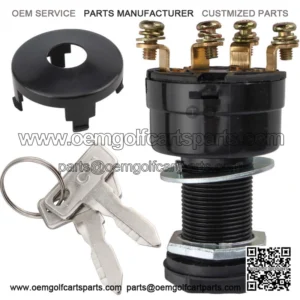 Ignition Key Switch For Club Car Golf Cart DS Carryall XRT 4-Terminal 1012505
