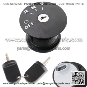 Ignition Key Switch & 2 Keys for 48V RXV EZGO Electric Golf Cart 2008 & Up