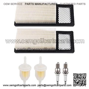 72368G01 72144G01 Air Filter 72084G01 Fuel Filter Compatible with 1992-2006 E-Z-GO 4-Cycle 295cc 350cc Gas and Medalist 2, 4, 5-Passenger Vehicles and TXT Golf Cars