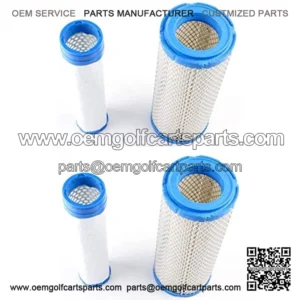 Pack of 2 Air Filters & 2 Pre Filters Compatible with 25 083 01-S 25 083 04-S Kawasaki 11013-7020 11013-7019 Fits Some Scag