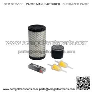 Tune Up Kit with Oil Filter for Club Car Precedent 4-Cycle Golf Cart