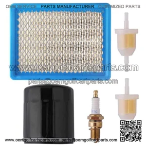 Podoy Club Car Tune Up Kit with Air Oil Fuel Filter Spark Plug for 1992-2004 Golf Cart DS Gas