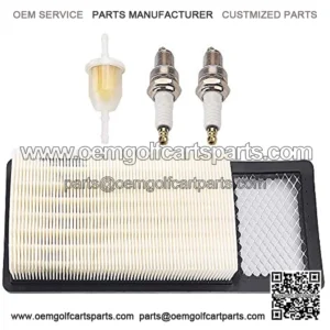 Tvent 72368G01 72144G01 Air Filter Replacement for EZGO Medalist TXT 295cc 350cc 1994-2005 4 Cycle 72368-G01 with 72084-G01 Fuel Filter Spark Plug