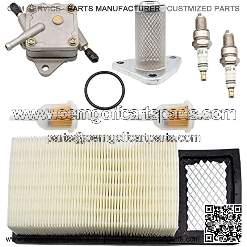 Golf Cart Tune Up Kit for EZGO TXT, Medalist 4 Cycle 295cc 350cc Gas 1994-2003 Replacement Parts OEM#72368G01 26591G01 72084-G01 72021-G01