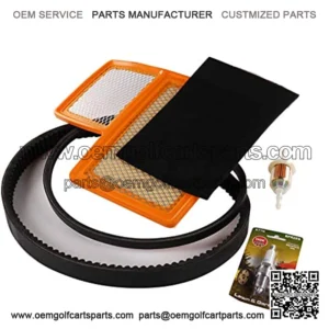 Golf Cart Tune Up Kit for Yamaha G16, G19, G22, G29, 2012.5 to Current Gas Golf Carts Including Clutch Drive Belt, Starter Generator Belt, Pre-Filter, Air Filter, Fuel Filter & X8X Spark Plug