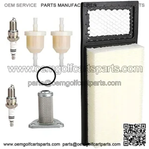 Golf Cart Tune Up Kit for EZGO TXT Medalist 4 Cycle 295cc 350cc Gas 1994-2005, Air Filter 72368G01 Oil Filter 26591G01 Fuel Filter 72084-G01 Spark Plug Replacement kit