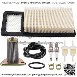 72368G01 72144G01 Air Filter Replacement for EZGO TXT Medalist Gas Carts 4-cycle 295cc or 350cc Engines 1994-2005 with 26591G01 Oil Filter 72084G01 Fuel Filter 26710G01 O-ring