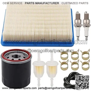 1015426 Air Filter 1016467 Oil Filter Spark Plug for Golf Cart Tune Up Kit for Club Car DS 1992-up Gas Carts with FE290 FE350 Engines