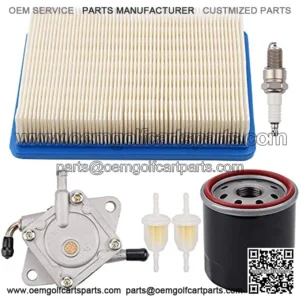1015426 Air Filter 1016467 Oil Filter Fuel Pump Golf Cart Tune Up Kit for Club Car DS 1992-up Gas Carts with FE290 FE350 Engines