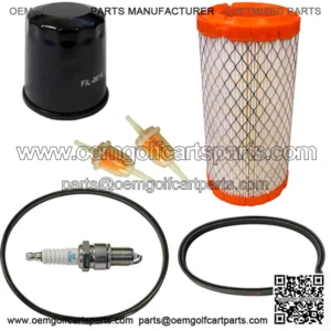 Deluxe Tune Up Kit with Oil Filter - 4 cycle for Club Car Precedent Golf Cart