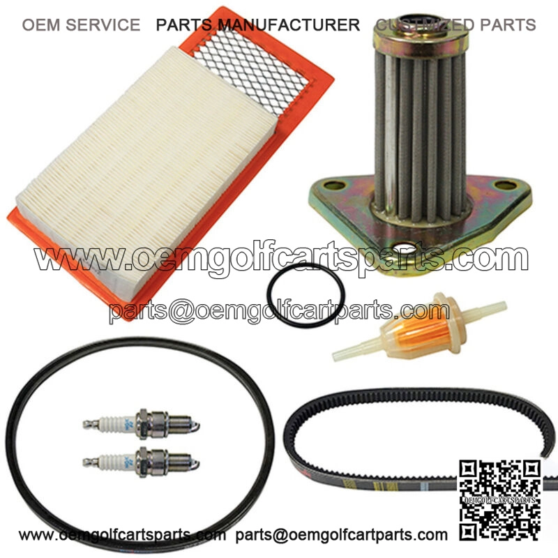 Deluxe Tune Up Kit with Oil Filter for EZGO 4-Cycle Golf Cart - Fits 1994-2005