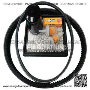 Club Car DS Gas Golf Cart Tune Up Kit (92-04) Oil Filter Drive & Starter Belt