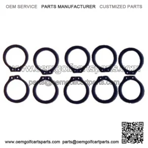 Club Car DS Steering Snap Ring 1984 and up (10/Pkg)