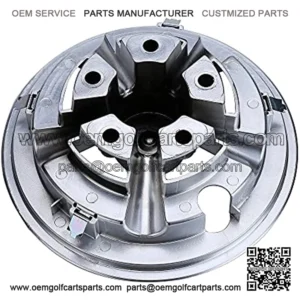 8 Inch Golf Cart Wheel Covers Hub Caps for EZGO, Club Car, Yamaha, Chrome Set of 4