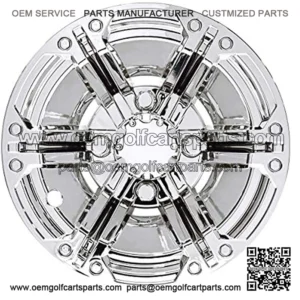 Wheel Cover, Set of 4, 10" Daytona Chrome