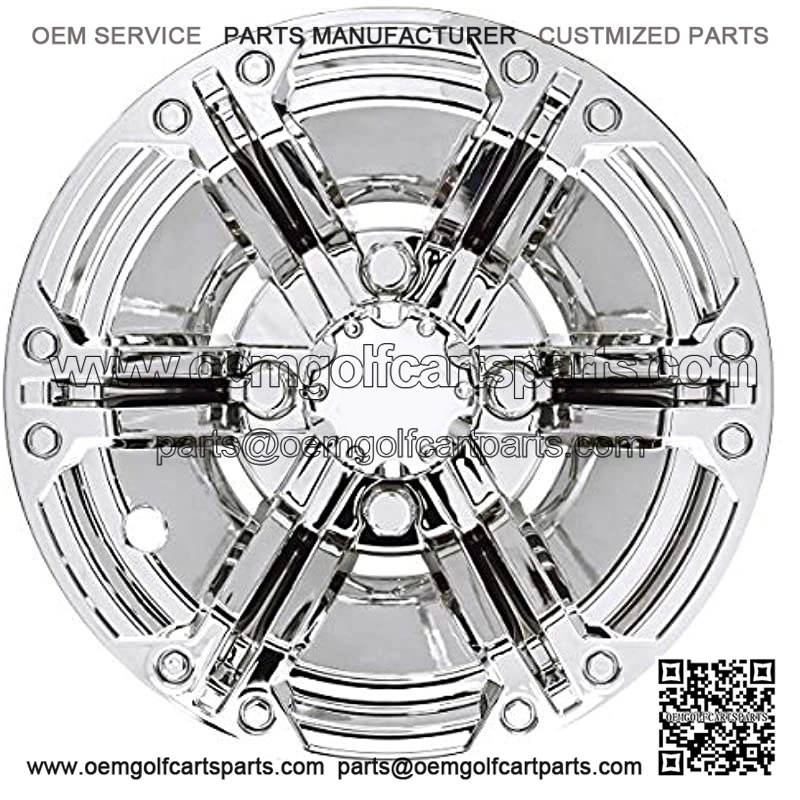 Wheel Cover, Set of 4, 10" Daytona Chrome