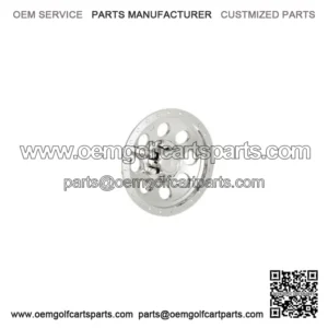 Chrome One Piece Trim Ring, (Fits 10" Golf Cart Wheels)
