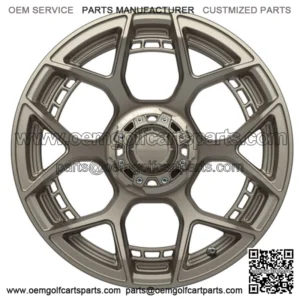 Flow Form Evolution 15" Golf Cart Wheel | 4x101.6mm Bolt (Matte Bronze)
