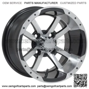 Storm Trooper 12x7 Machined Black Wheel
