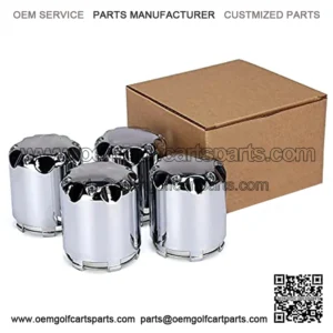 Wheel Alloy Center Cover 8,10,12 Inch Generic Material Aluminum P110for Yamaha EZGO(1 Package 4pcs)