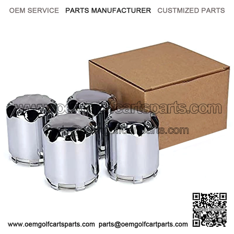 Wheel Alloy Center Cover 8,10,12 Inch Generic Material Aluminum P110for Yamaha EZGO(1 Package 4pcs)