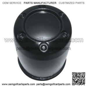 Black Plastic Golf Cart 2.65 Center Cap